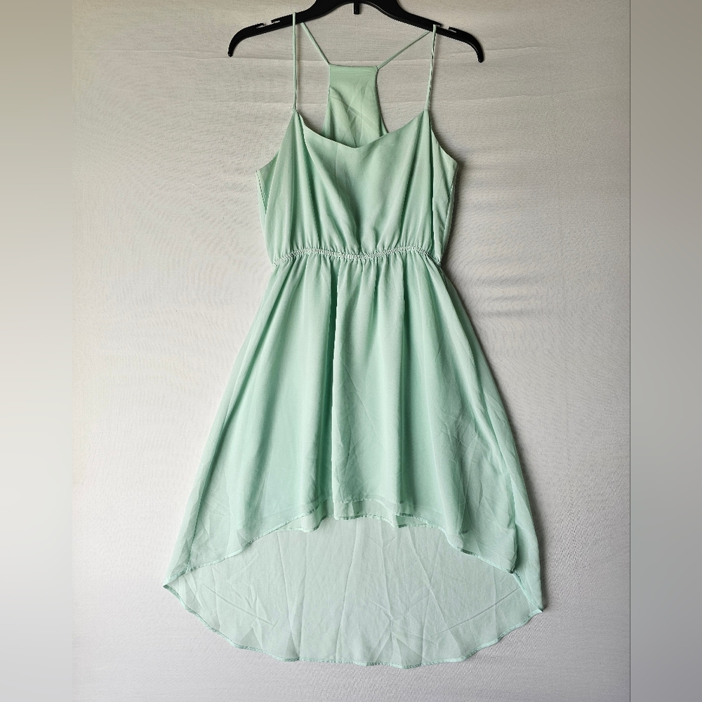 Forever 21 Mint Green High-Low Dress